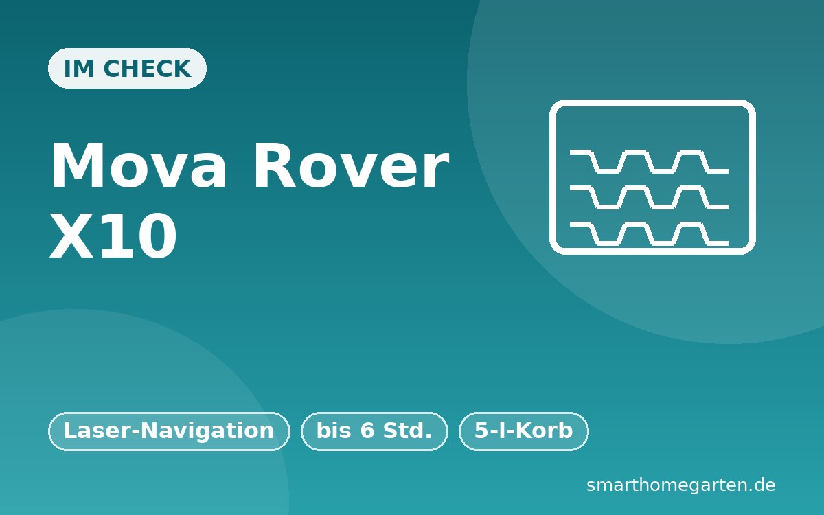 Mova Rover X10 im Check: Poolroboter-Flaggschiff mit Laser-Navigation
