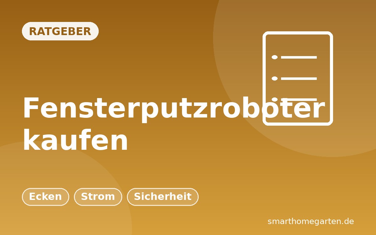Fensterputzroboter kaufen: Für wen lohnt sich das?