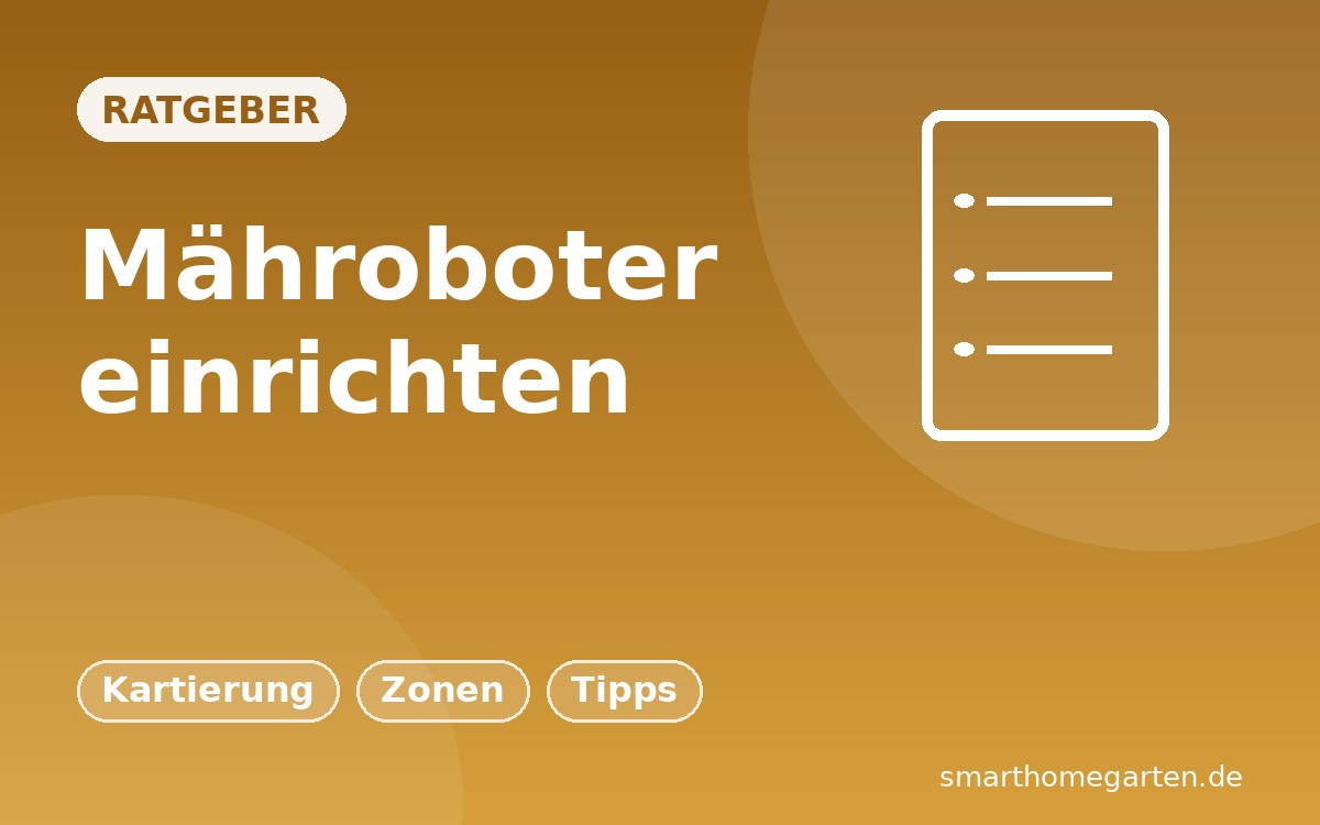 Mähroboter einrichten: Praxistipps für den Start