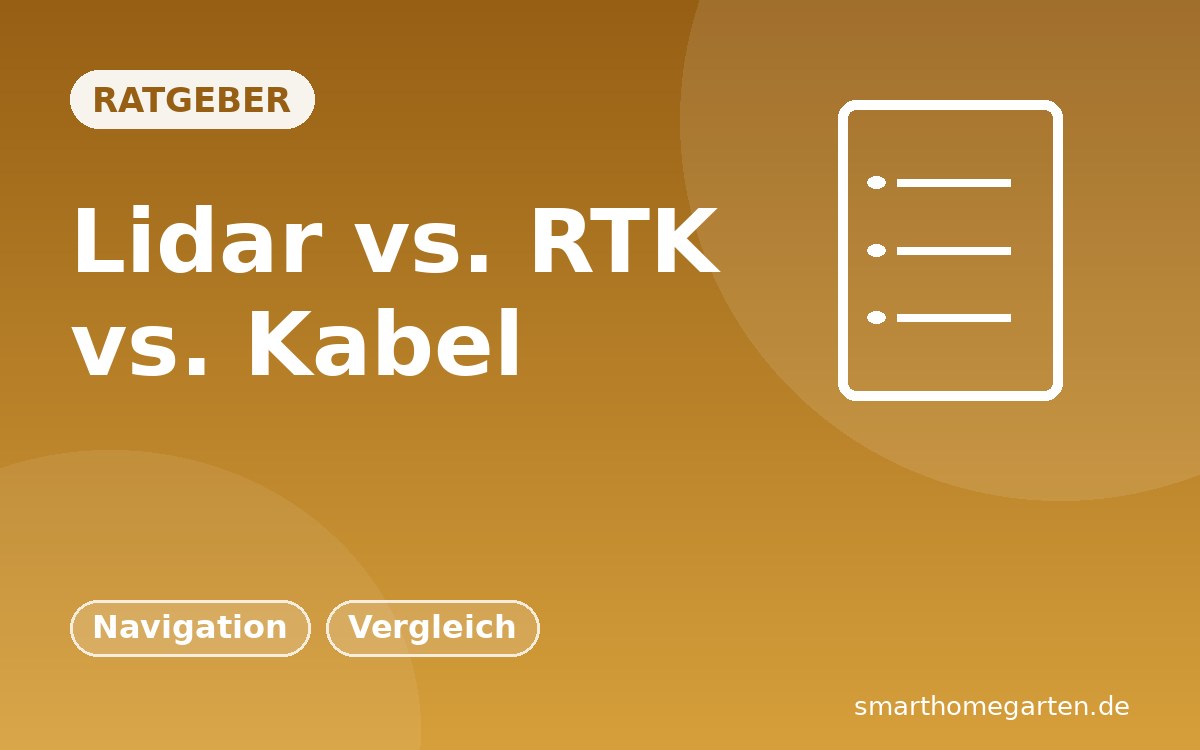 Lidar vs. RTK vs. Kabel: Was ist besser?